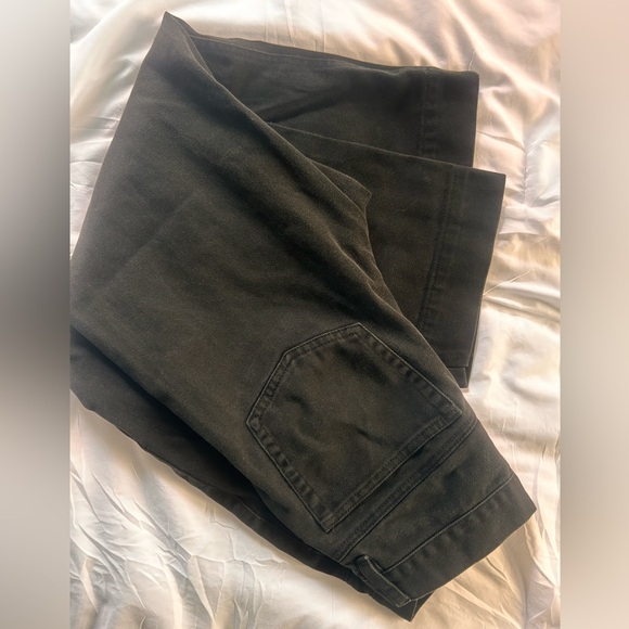 Eddie Bauer charcoal gray Relaxed Fit Capri Cropped Jeans Women’s Size 4 - Picture 10 of 12